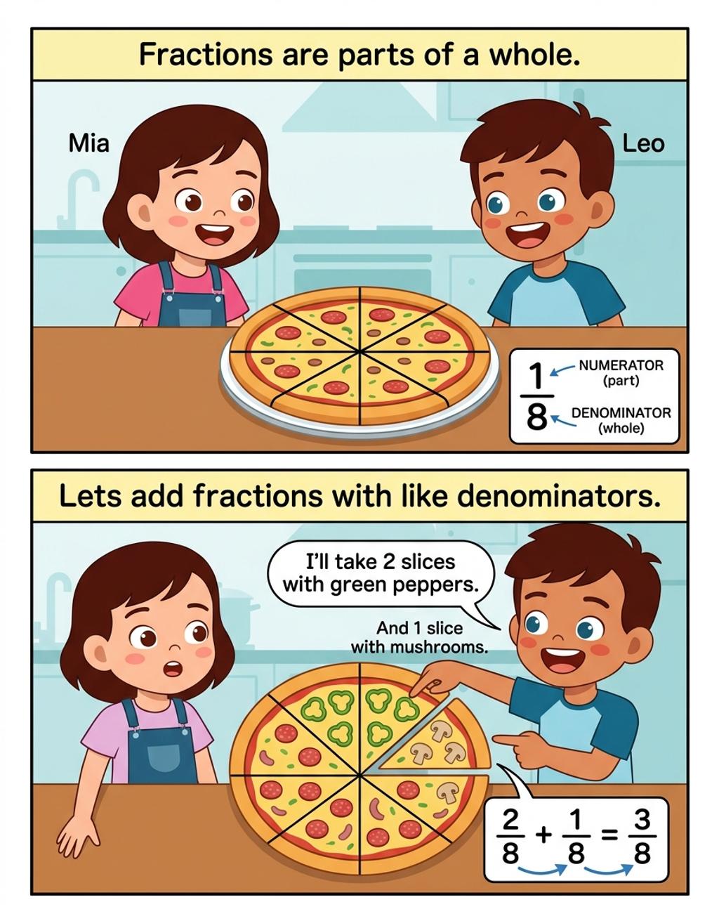 Fun Fractions – Part 5: Adding and Subtracting Fractions